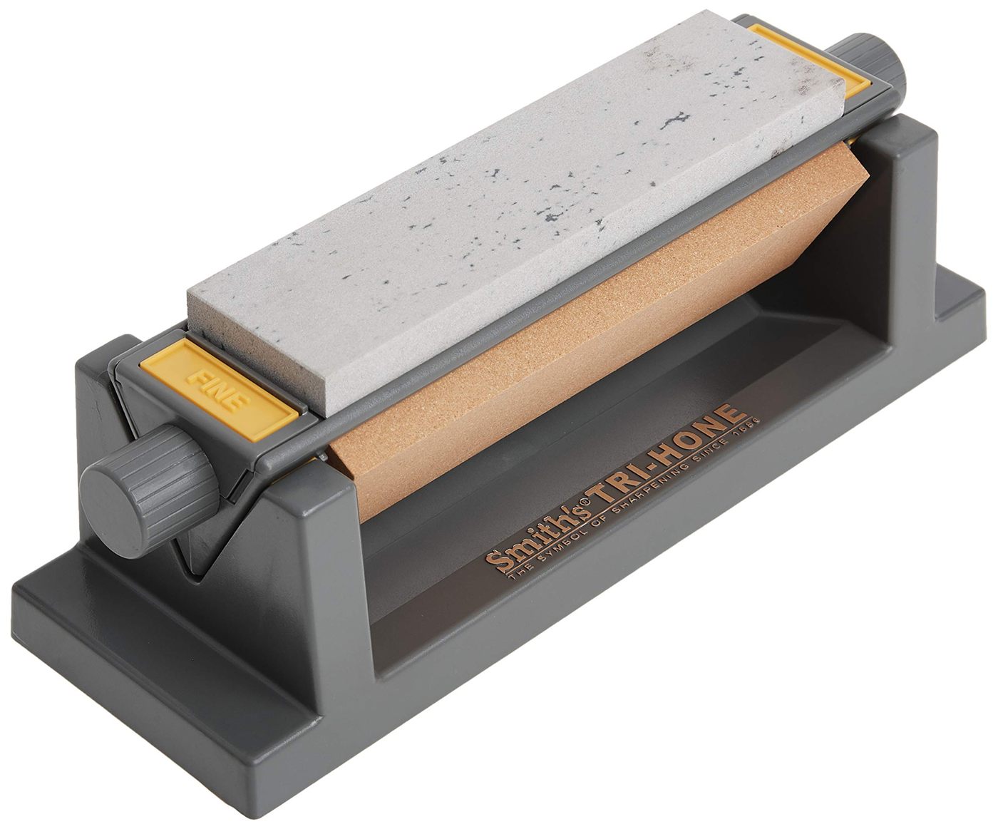 Smith's TRI6 Arkansas Tri-Hone Stone Sharpening System Grey 6 Fine, Medium