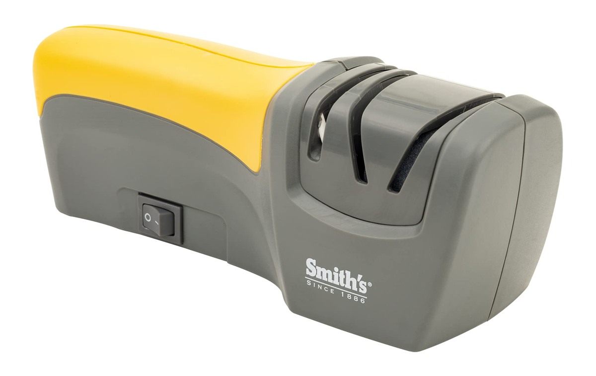 Smith's 50005 Edge Pro Compact Electric Knife Sharpener - Yellow Grey - Str