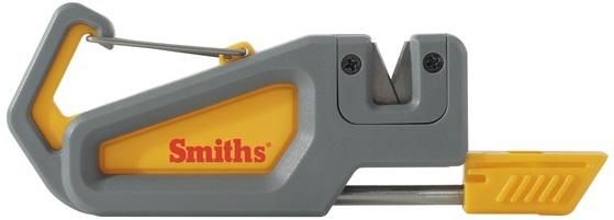 Smith's 50538 Pack Pal Sharpener and Fire Starter Grey Carabiner Whistle Ha view 2