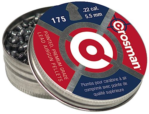 Crosman P022 Premier Pointed 22 Lead Hunting Pellet 175/Tin view 2