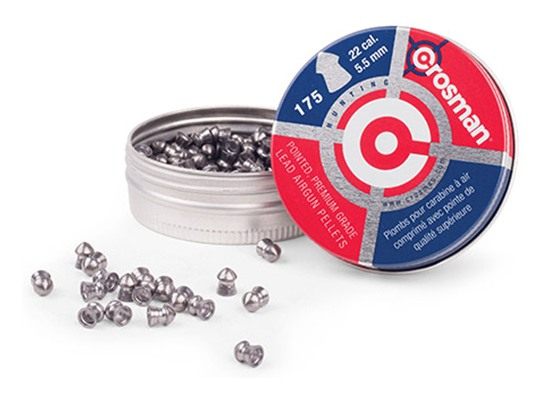 Crosman P022 Premier Pointed 22 Lead Hunting Pellet 175/Tin view 3
