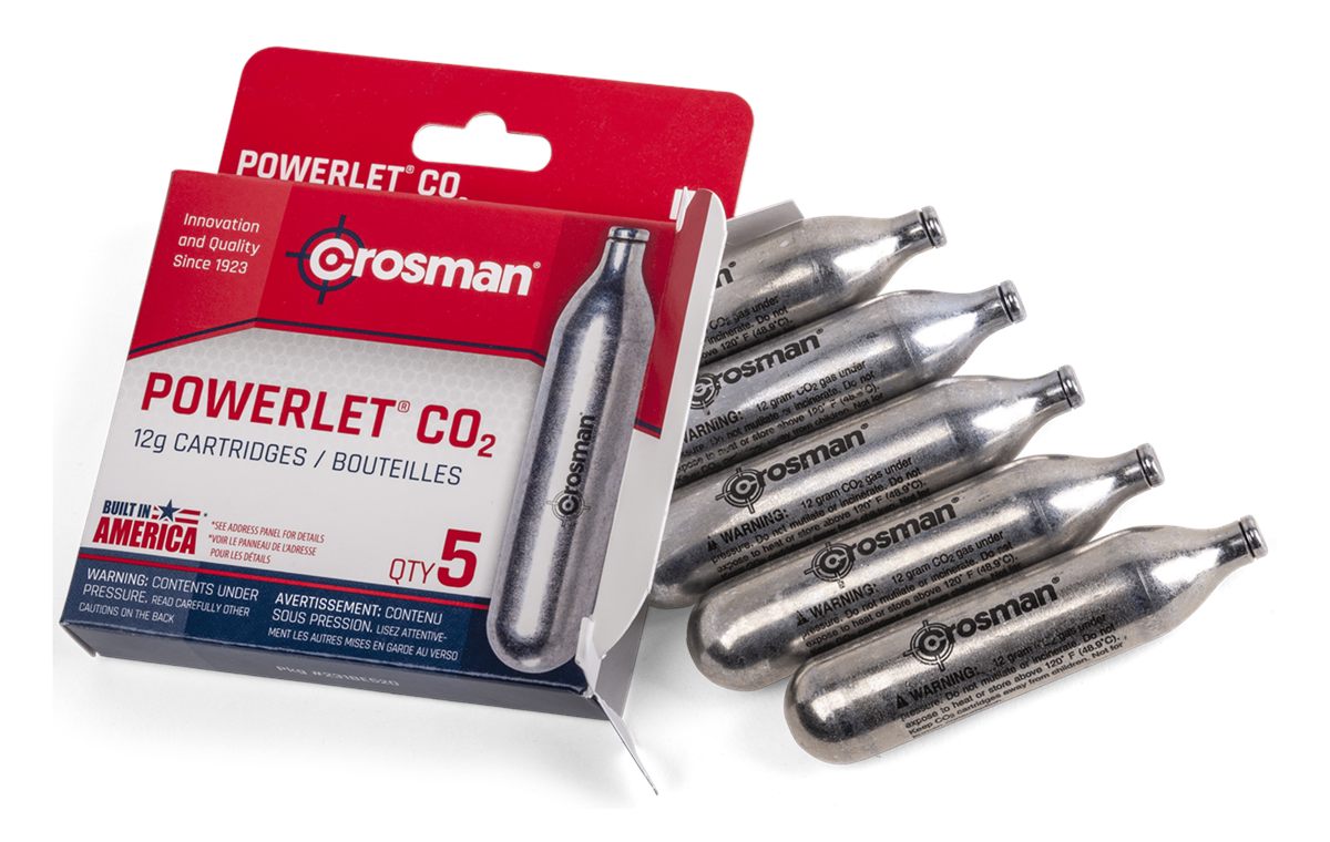 Crosman 231B Powerlet CO2 12 Grams 5 Pack