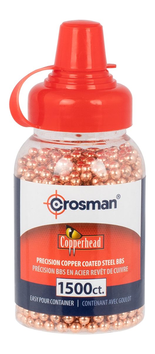 Crosman 0737 Copperhead 177 Copper-Coated Steel 1500/Bottle