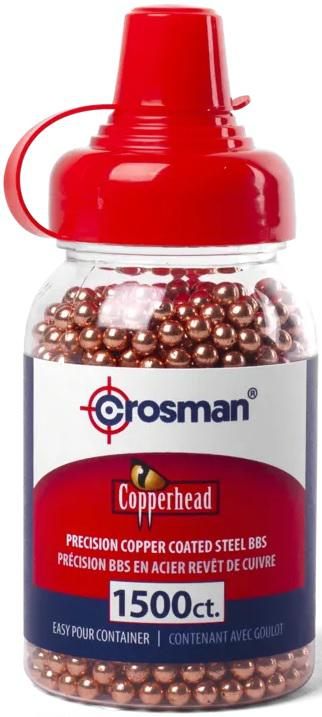 Crosman 0737 Copperhead 177 Copper-Coated Steel 1500/Bottle view 2