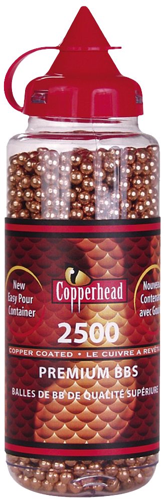 Crosman 0747 Copperhead 177 Copper-Coated Steel 2500/Bottle