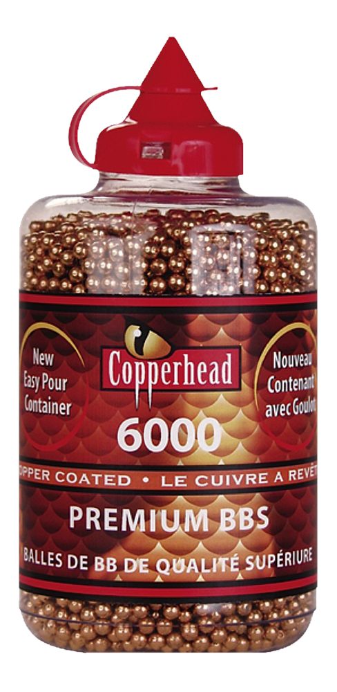 Crosman 0767 Copperhead 177 Copper-Coated Steel 6000/Bottle