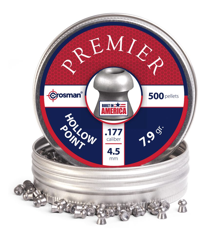 Crosman LHP77 Premier Hollow Point 177 Lead 500/Tin