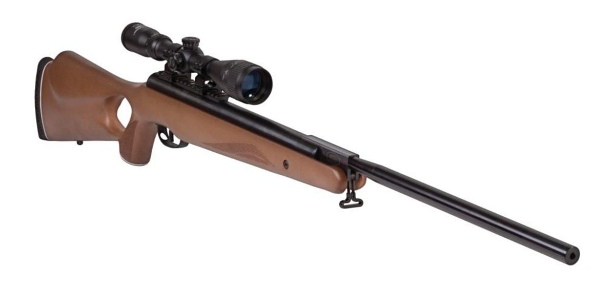 Benjamin BT1122WNP Trail XL Nitrogen Piston 22 Pellet 1rd Black Hardwood Fi view 2