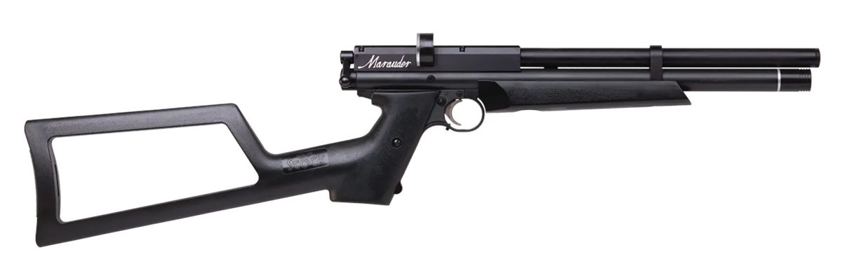 Benjamin BP2220 Marauder Pistol Kit PCP 22 Pellet 8rd Black Shrouded Barrel
