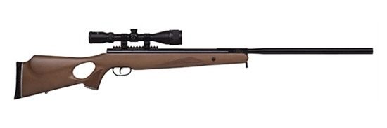 Benjamin BT725WNP Trail XL Nitrogen Piston 25 Pellet Black Hardwood Fixed T view 2