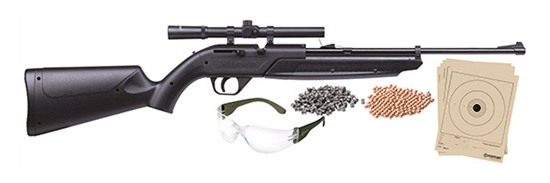 Crosman 760BKT 760 Pumpmaster Rifle Kit 177 Black Receiver Scope 4x15mm view 3