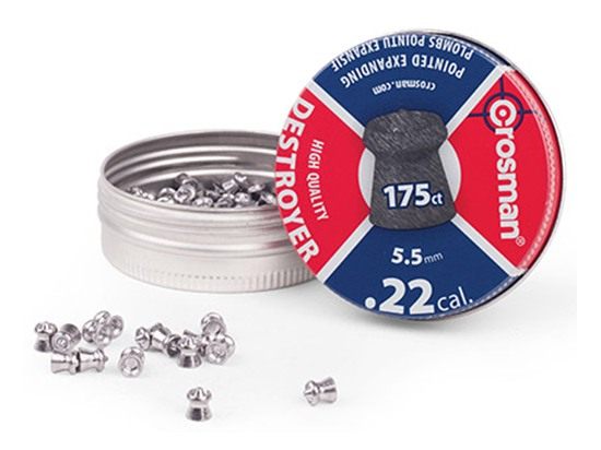 Crosman .177 Caliber Pointed Pellet 250/Tin