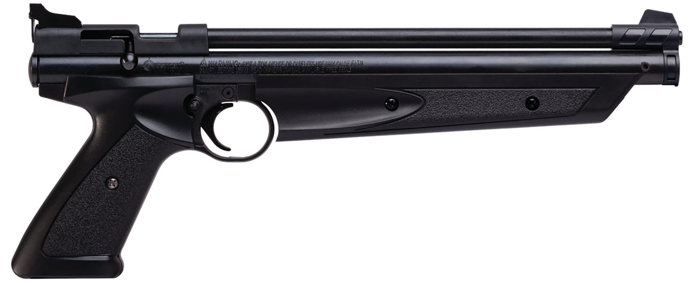 Crosman P1377 American Classic Pump Pistol 177 1rd Rifled Steel Barrel, Fix