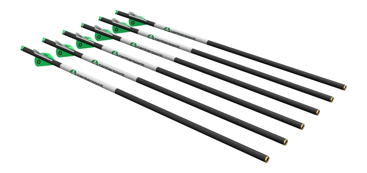 CenterPoint AXCCA206PK1 Crossbow Arrows 20in 6 Pack 400GR