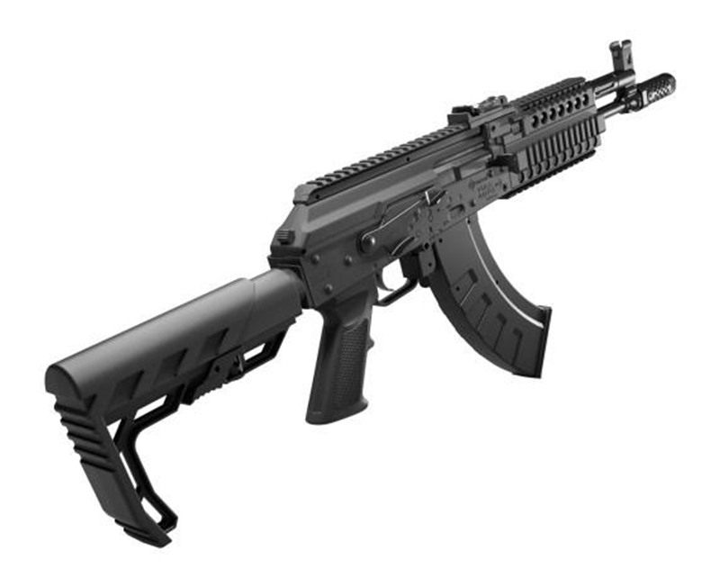 Crosman CAK1 Full Auto AK1 Air Rifle CO2 177 28 rd, Black Smooth Bore Barre view 4