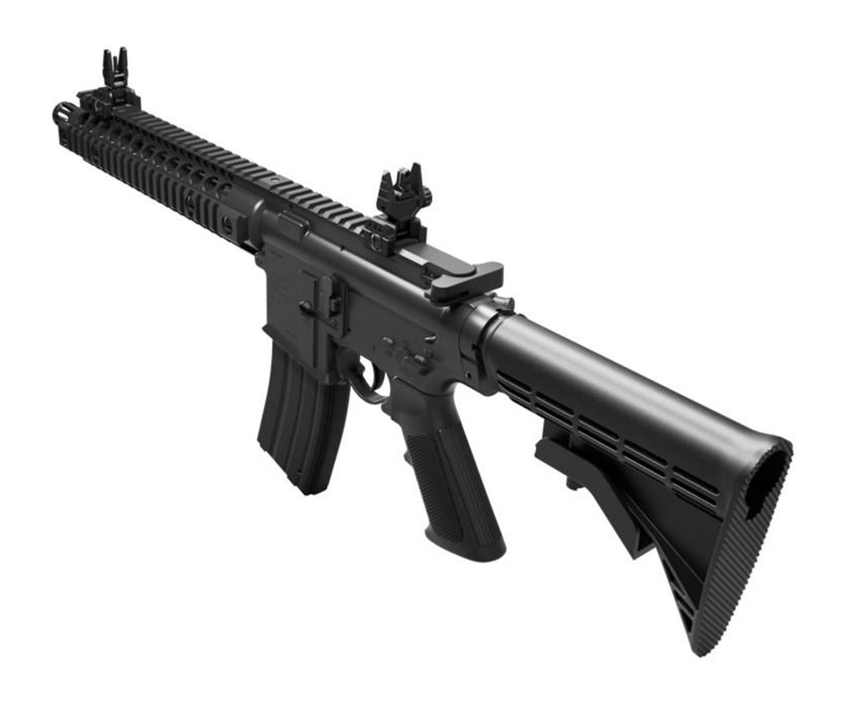 Crosman CFAR1B Full Auto R1 Air Rifle CO2 177 25rd Shot Black Receiver 6 Po view 2