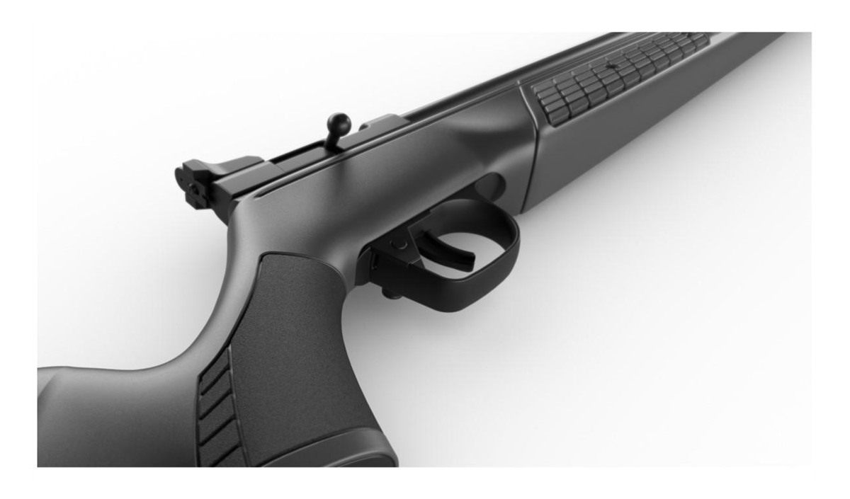 Crosman C362 Pump Air Rifle 22 Black Receiver Fixed All Weather Stock view 2