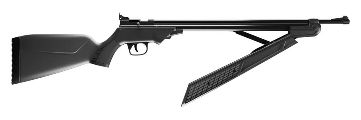 Crosman C362 Pump Air Rifle 22 Black Receiver Fixed All Weather Stock view 3