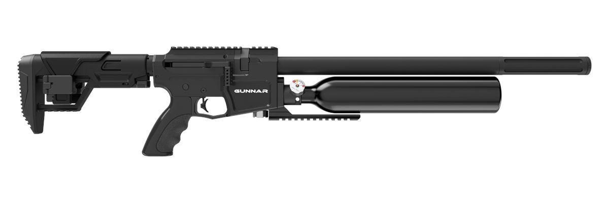 Crosman BPG25S Gunnar Air Rifle PCP 25 Black Receiver Adjustable Stock