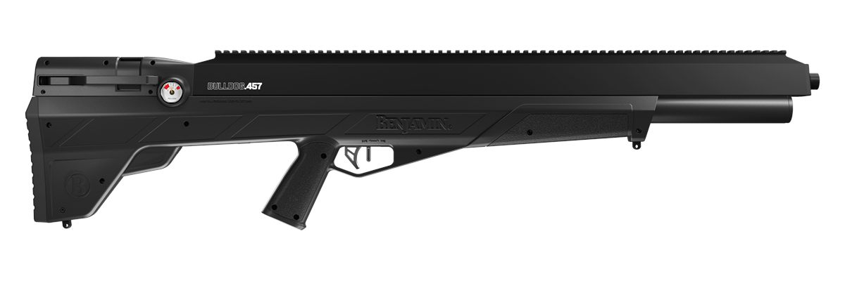 Benjamin Crosman BPBD4S Bulldog Air Rifle PCP 457 5rd Shot Black Receiver F
