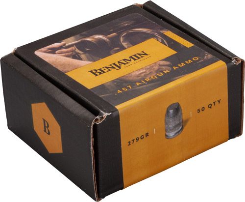 Benjamin 457 Caliber Pellets 279 Grain Flat Nose 50 Pack