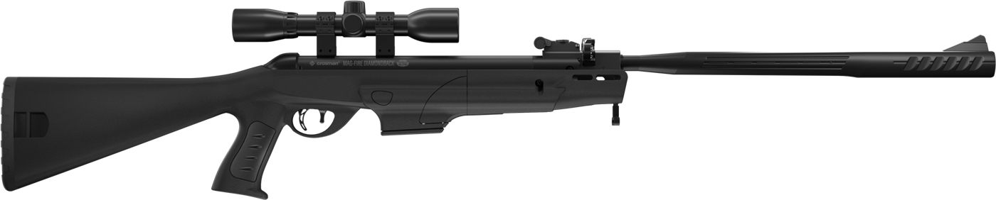 CROSMAN MAG-FIRE DIAMONBACK 22 PELLET 10-SHOT WITH 4X32MM view 2