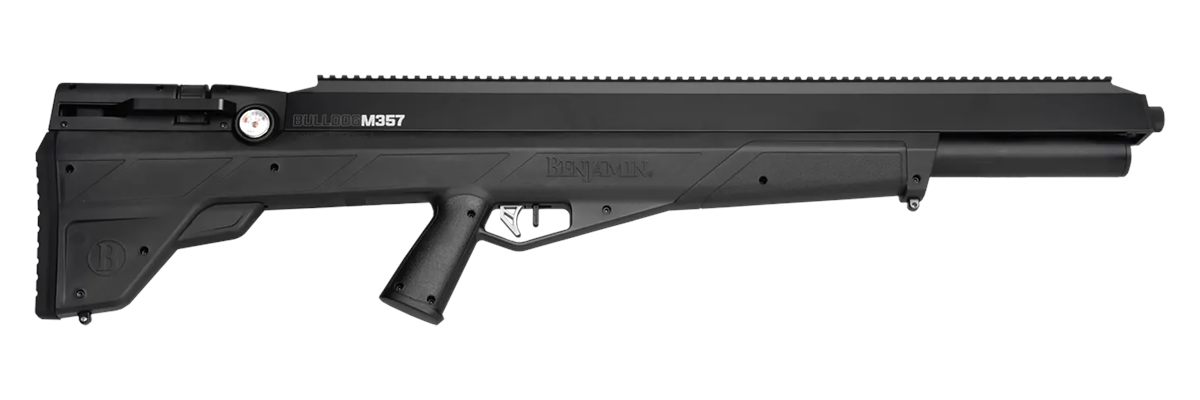 Benjamin BPBM3S Bulldog M357 PCP 357 Pellet 5 Shot Black Lothar Walther Bar