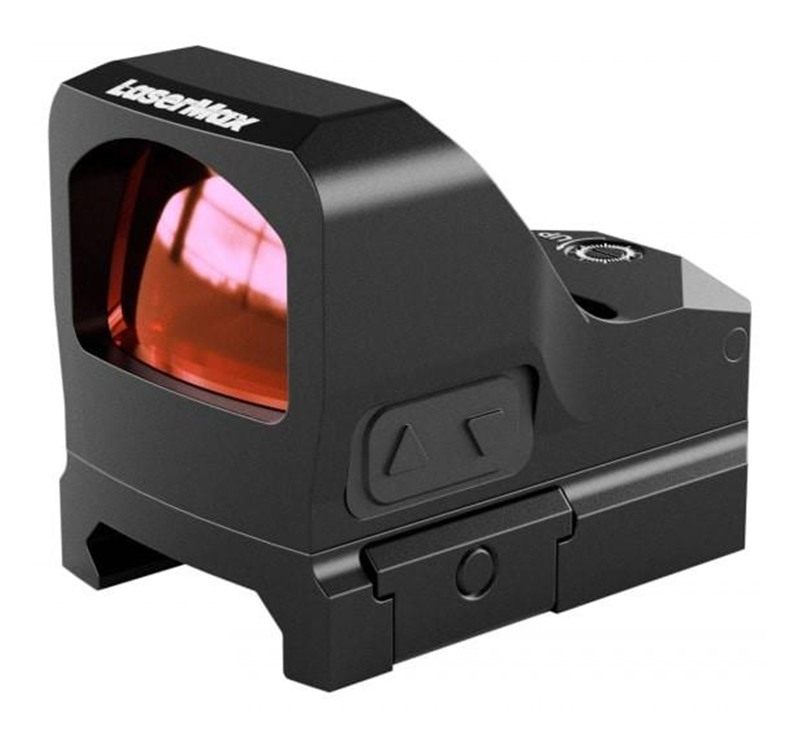 LaserMax LMCRDS Compact Red Dot Sight Matte Black 1 x 0.98in x 0.66in 3 MOA view 3