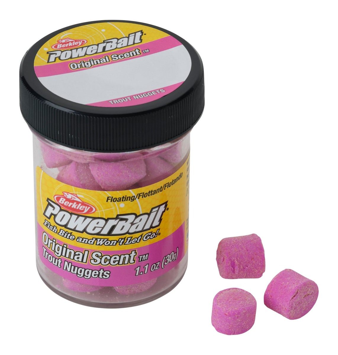 Berkley PowerBait Nuggets Fishing Dough Bait, Grape, 1.1 oz, Scented and Fl