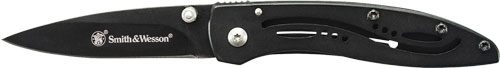 Smith Wesson S W Knife Black Blade 3in