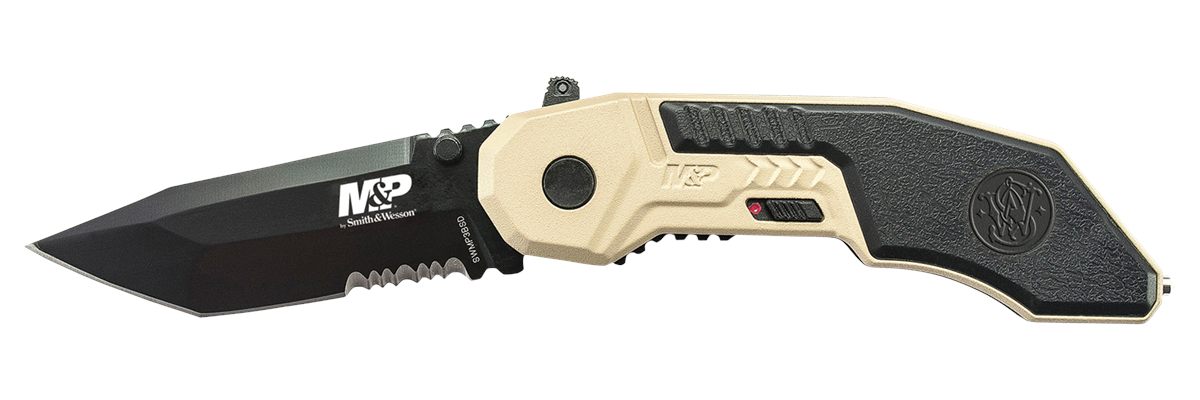 Smith Wesson Knives SWMP3BSDCP M P M.A.G.I.C. 2.80in Folding Part Serrated