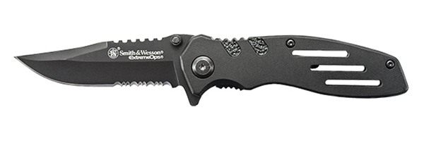 Smith Wesson Extreme Ops Liner Lock Folding Knife 3 1/10in Blade Black view 3