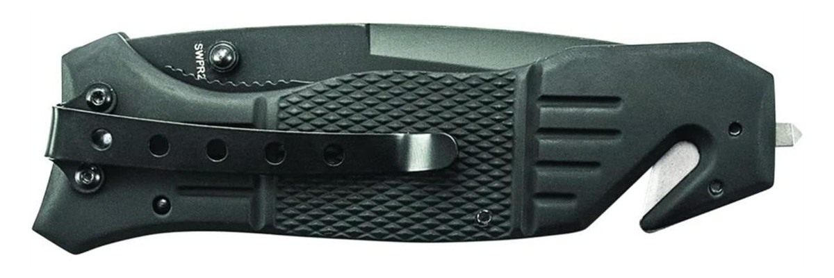 Smith Wesson Knives SWFR2SCP Extreme Ops 3.30in Folding Tanto Part Serrated view 2