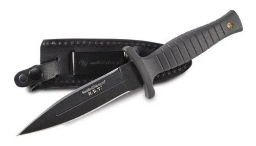 S/Wesson HRT Full Tang Spear Point Knife 4.75in Fixed Blade-9in Overall(Bla
