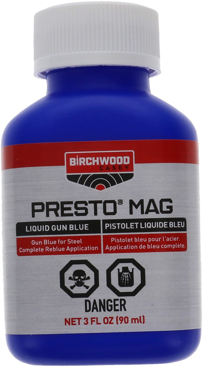 Birchwood Casey Presto Mag Liquid Gun Blue for Steel Complete Reblue Applic
