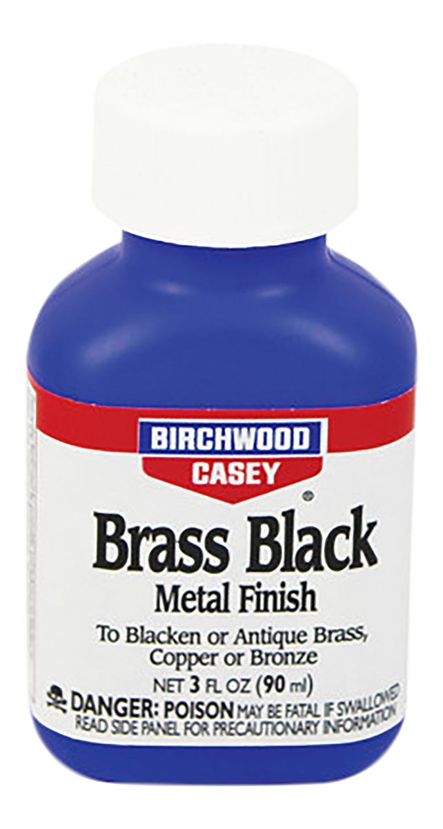 Birchwood Casey Brass Black Metal Finish, 3-Ounce