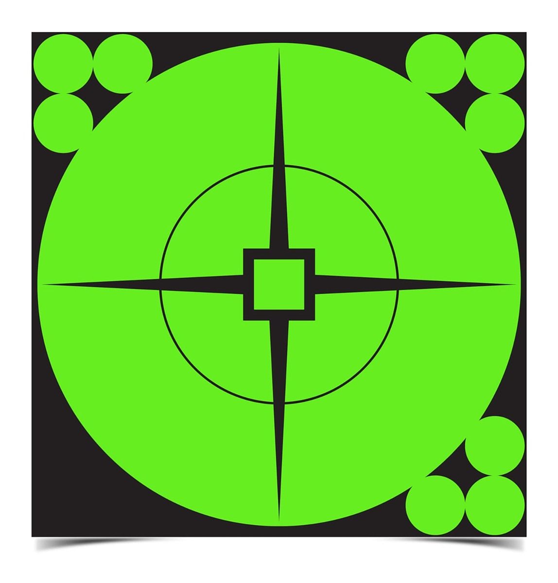 Birchwood Casey unisex adult 6in Target Spots 6 Green 10 multi, One Size US