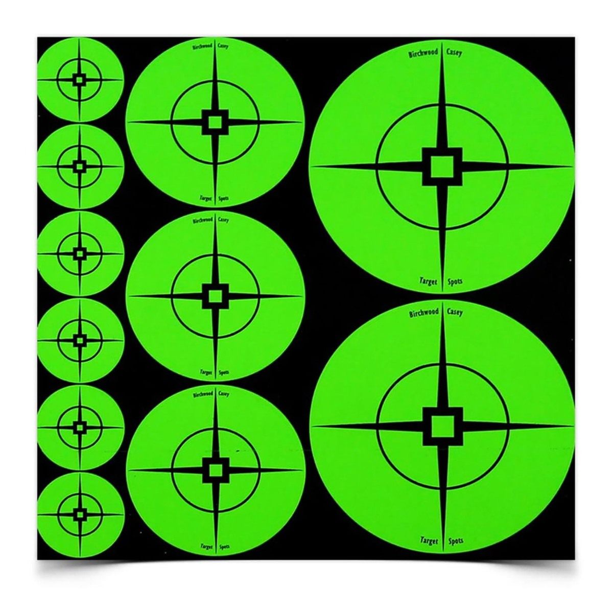 Birchwood Casey Target Spots Green Assortment
