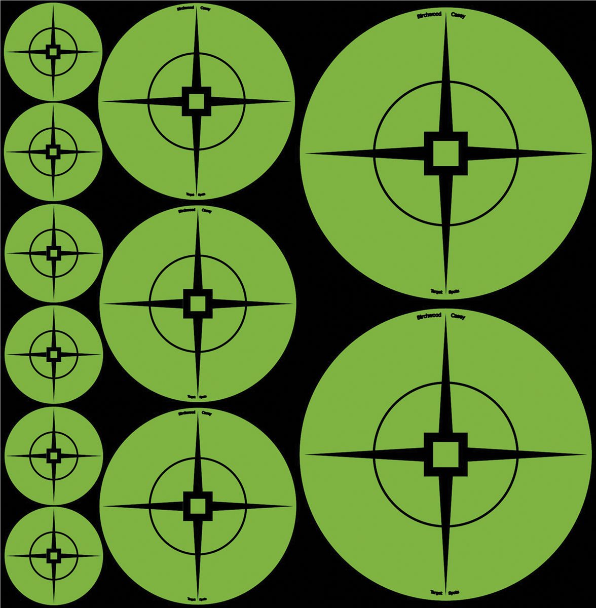 Birchwood Casey Target Spots Green Assortment view 2