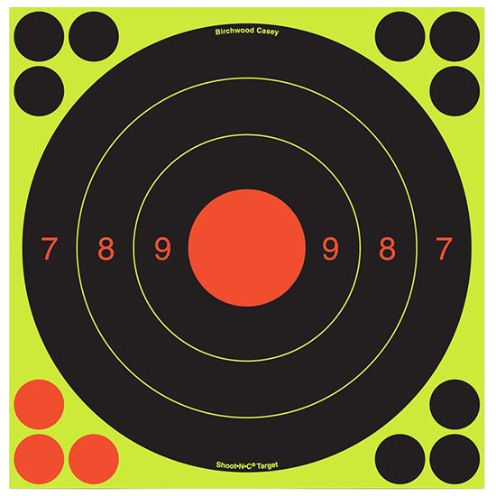 Birchwood Casey Shoot-N-C 8-Inch Sight Target (6 Sheet Pack) view 2