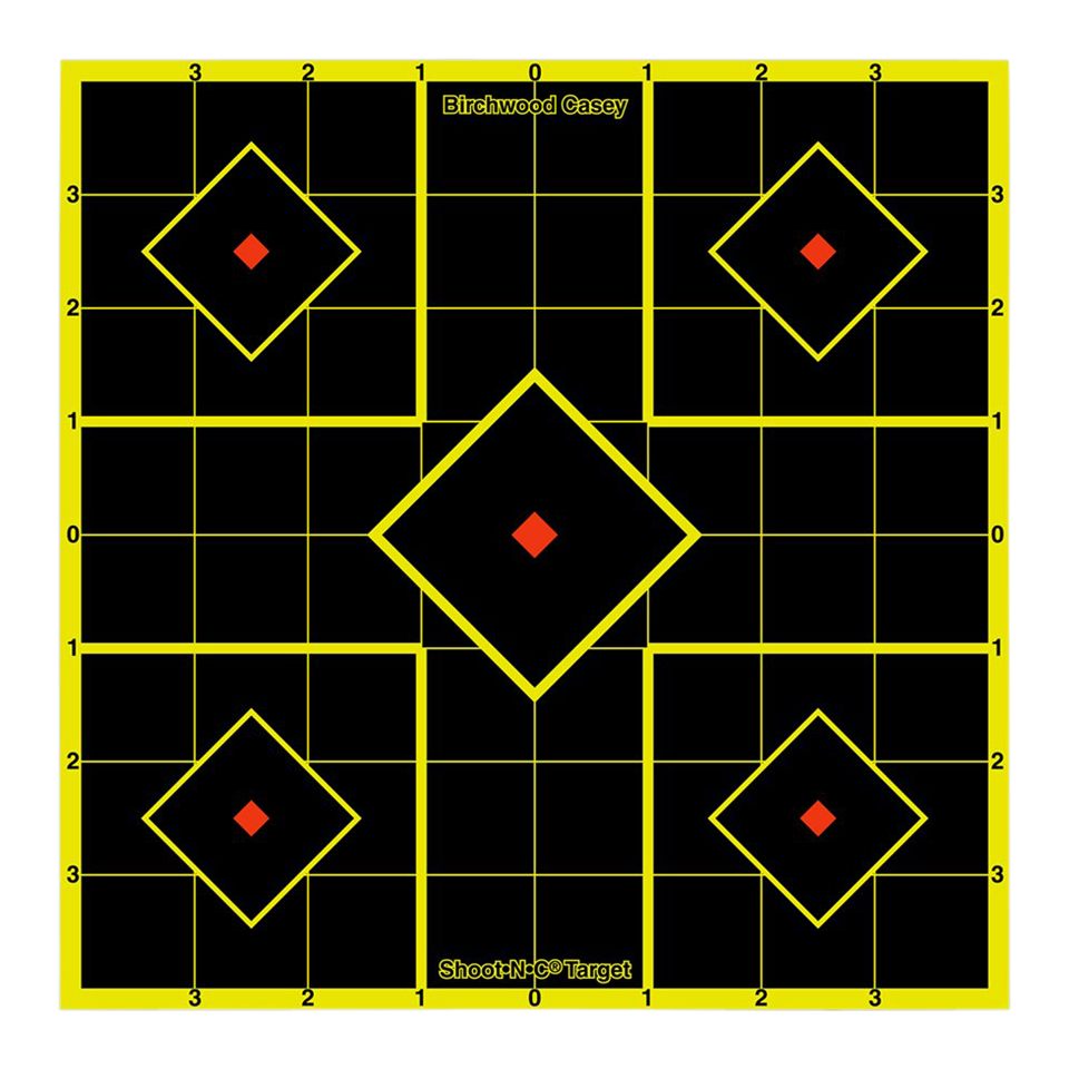 Birchwood Casey Shoot-N-C 8in Sight In and Specialty Target (15 Per Pack)