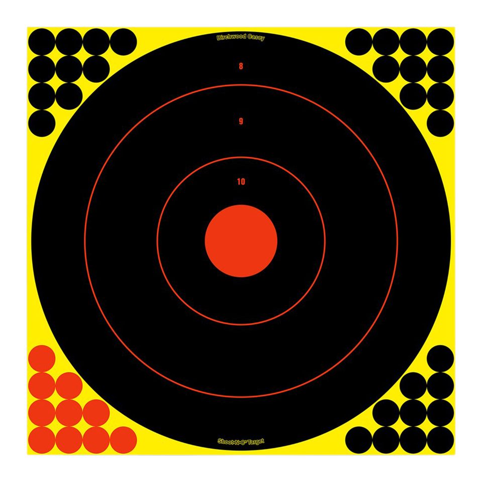 Birchwood Casey 17.25in Shoot-N-C Bull's-Eye Practice Target, 100 Targets view 2