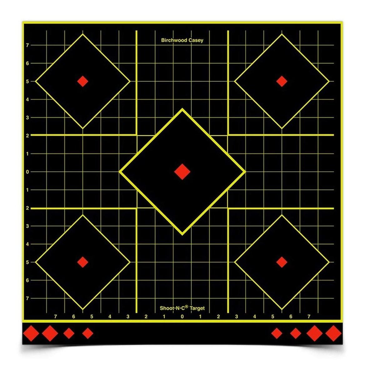 Birchwood Casey Shoot-N-C 17.25in Sight-in Reactive Targets - Highly Visibl
