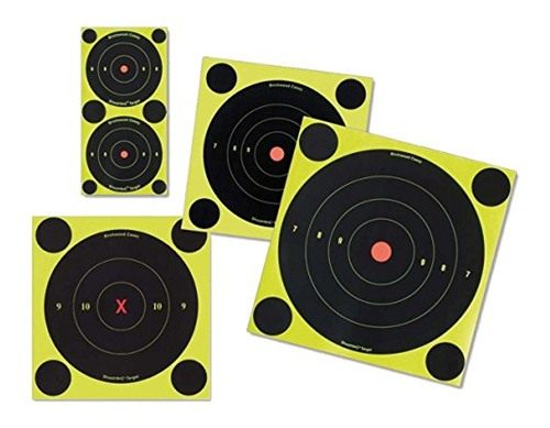 Birchwood Casey Shoot-N-C 2in Bull's-Eye Reactive Targets - Highly Visible view 4