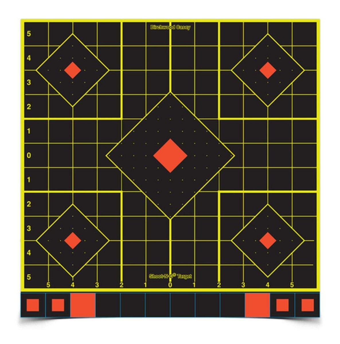 Birchwood Casey Shoot-N-C 12in Sight-In Reactive Target - Highly Visible Fe