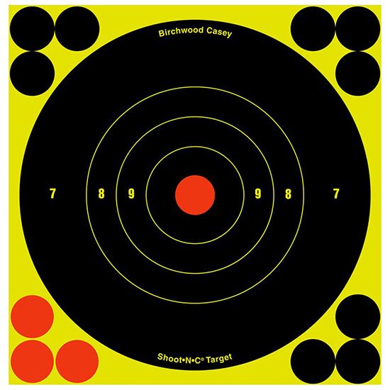 Birchwood Casey 34550 Shoot-N-C Reactive Target Self-Adhesive Paper Black/Y view 2