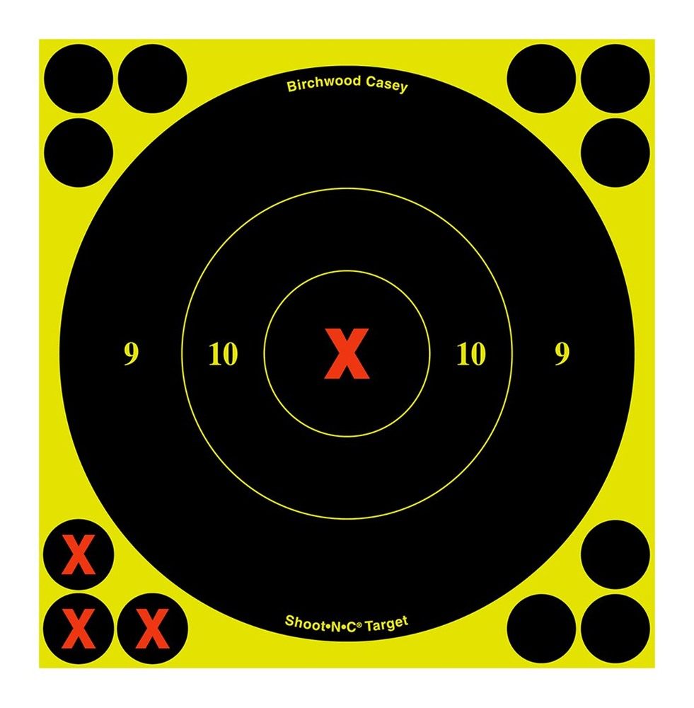 Birchwood Casey B8-60 Shoot-N-C 6in Round Target 60PK
