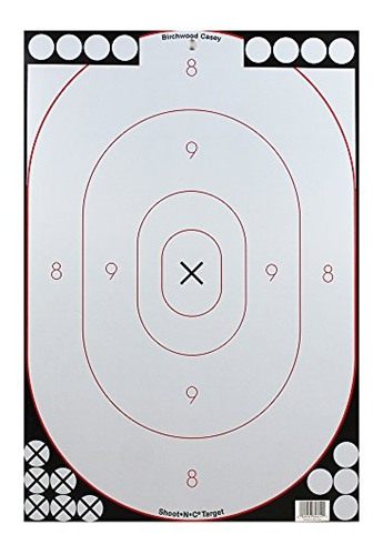 Birchwood Casey Shoot-N-C 12X18 Silhouette 5 Pack view 2