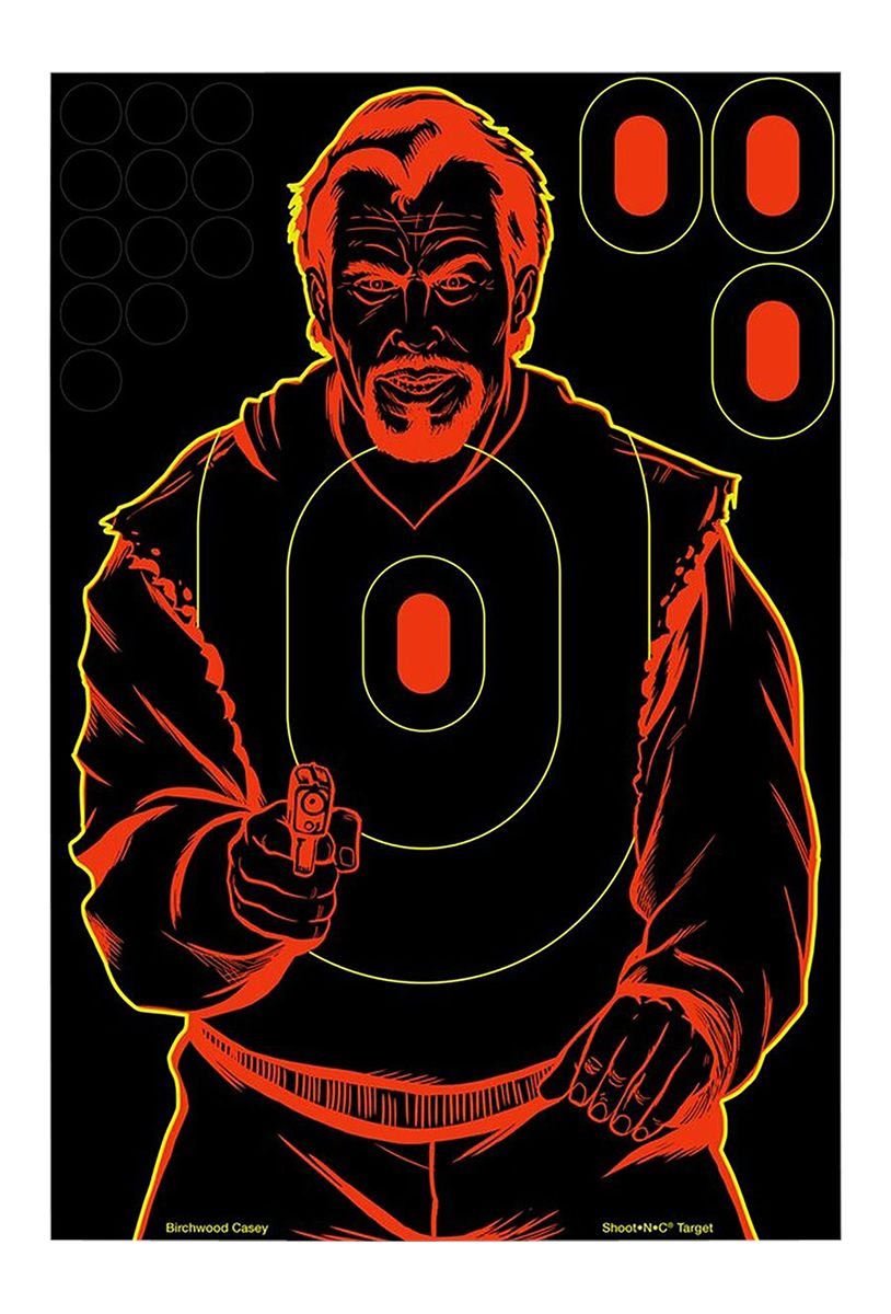 Birchwood Casey Shoot-N-C Bad Guy Target - 100 Count