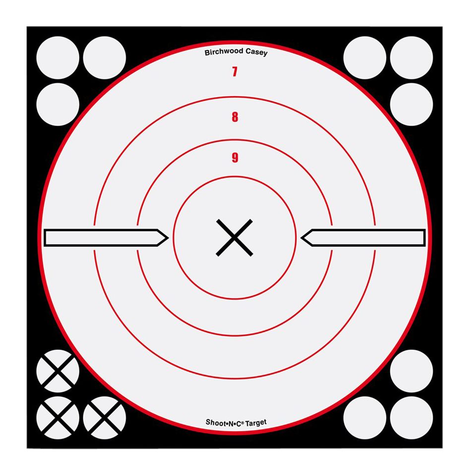 Birchwood Casey BWC 34802 Shoot-N-C Bullseye 8in
